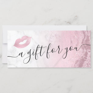 Purpurina de oro rosa labra artista de maquillaje