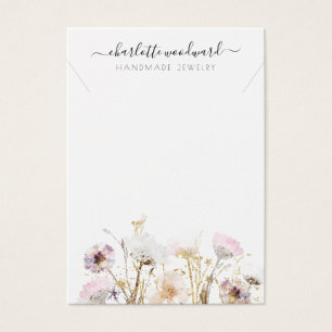 Purpurina de oro rosado collar Jewelry Wildflowers