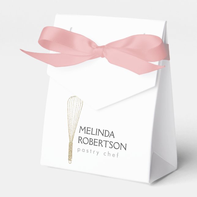 Purpurina de oro Whisk Panadería Caja de carpas, C (Front Side)