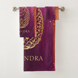 Purpurina de piña rosada de oro personalizado