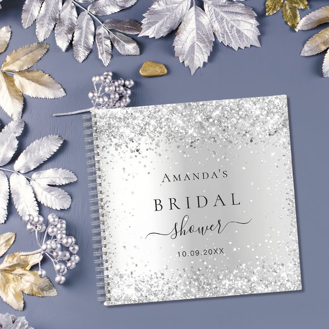 Purpurina de plata de ducha de novia de libro de i (Subido por el creador)