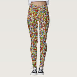 Purpurina de sobra! Leggings