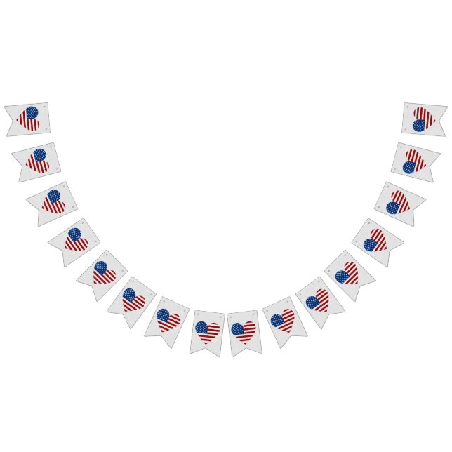 Purpurina del 4 de julio con bandera estadounidens (Todo)