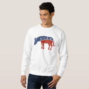 purpurina demócrata burro significa sudadera