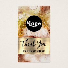 Purpurina dorado marrón inserto de la acuarela