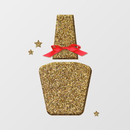 PURPURINA Dorado XL Ropa de la ventana pegatina de