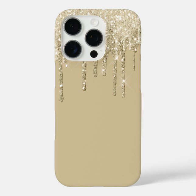 Purpurina Drip iPhone 16 Pro Funda (Reverso )