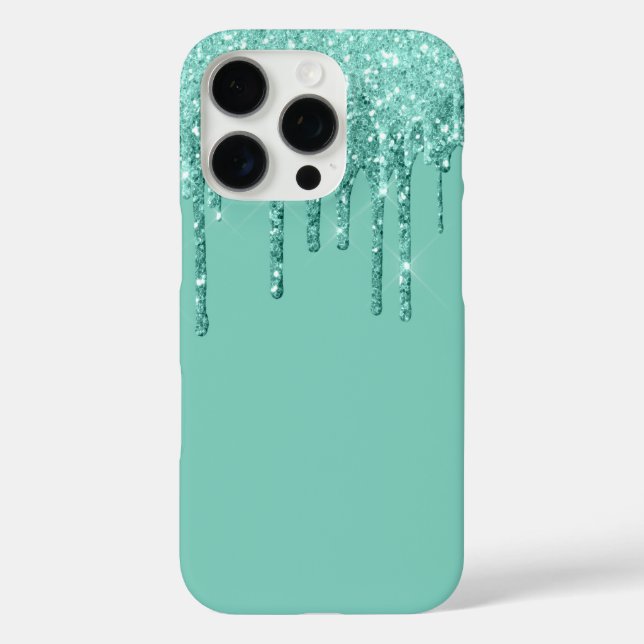 Purpurina Drip iPhone 16 Pro Funda (Reverso )