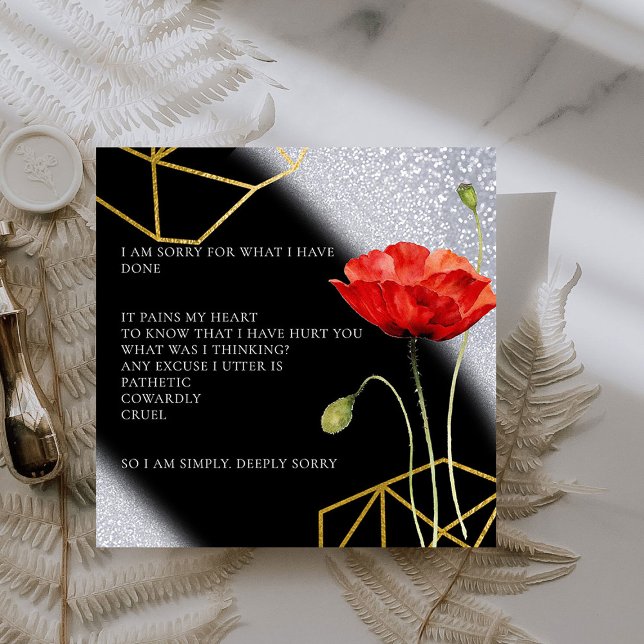 Purpurina Elegant, siento la tarjeta de disculpa (Subido por el creador)