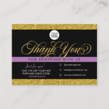 Purpurina Gracias a la tarjeta de inserción de paq