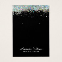 Purpurina holográfica moderna niñita Earrings Jewe