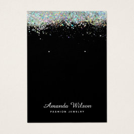 Purpurina holográfica moderna niñita Earrings Jewe