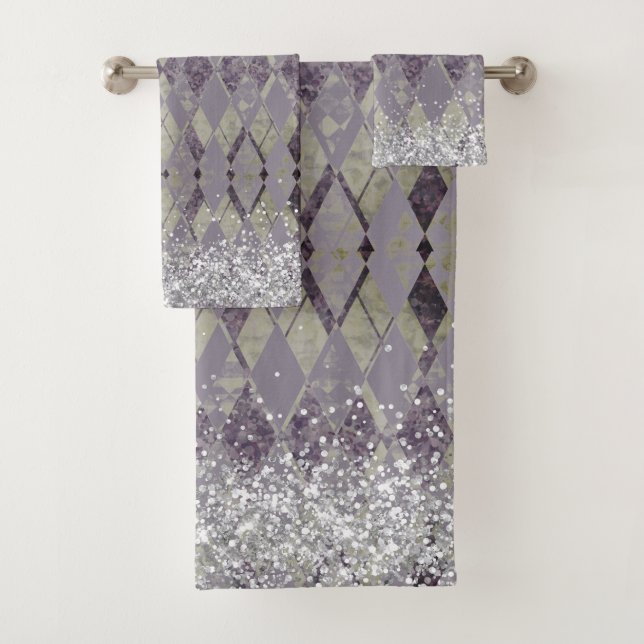 Purpurina Lavender Grunge Harlequin (In situ)