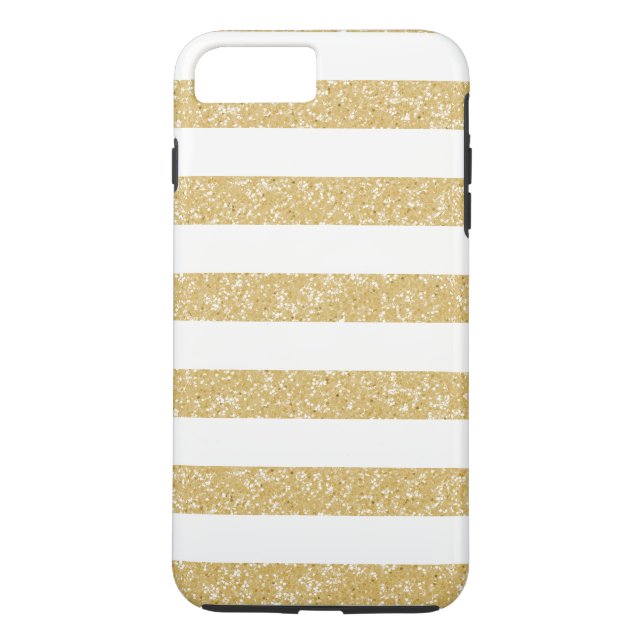 Purpurina Look Stripes iPhone 7 Plus Tough Funda (Reverso)