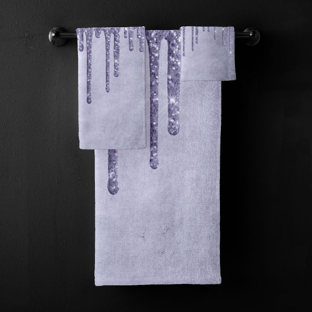 Purpurina morado de goteo | Vierta de hielo de lav (Subido por el creador)