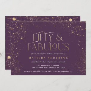 Purpurina morado de oro 50 y fabulosa fiesta de cu