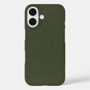 Purpurina Moss Green iPhone 16 Funda - Personaliza