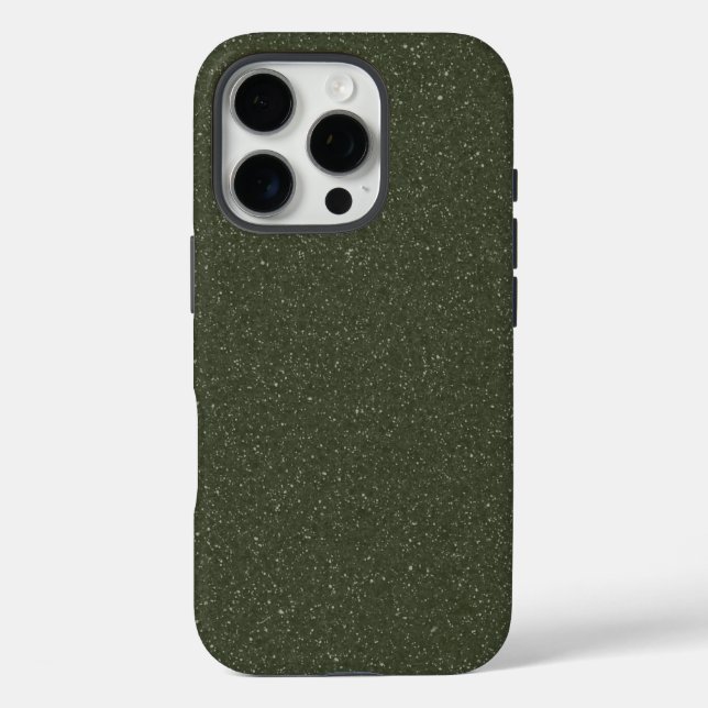Purpurina Moss Green iPhone 16 Pro Funda - Persona (Reverso )