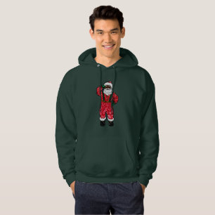 purpurina negro santa claus xmas sudadera encapuch