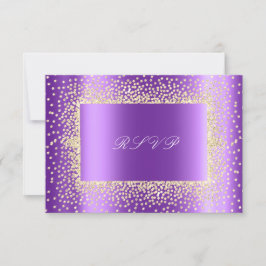 Purpurina Purple Amethyst Gold RSVP Krystal