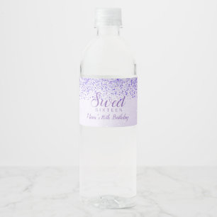 Purpurina púrpura, Etiqueta del frasco de agua Gla