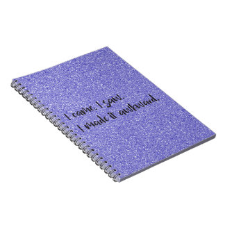 Purpurina Púrpura Lo Hice Un Cuaderno De Espiral I