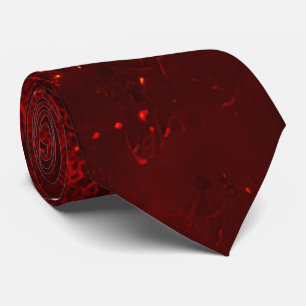 Purpurina Rojo Oscuro Parkling Boda Corbata