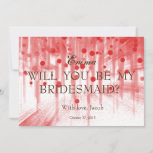 Purpurina Rojo, Serás Mi Invitación De La Novia