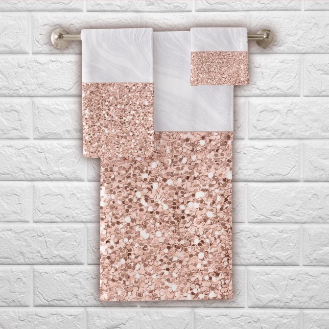 Purpurina Rosa de Oro Rosa de Faux de Mármol Blanc (Subido por el creador)