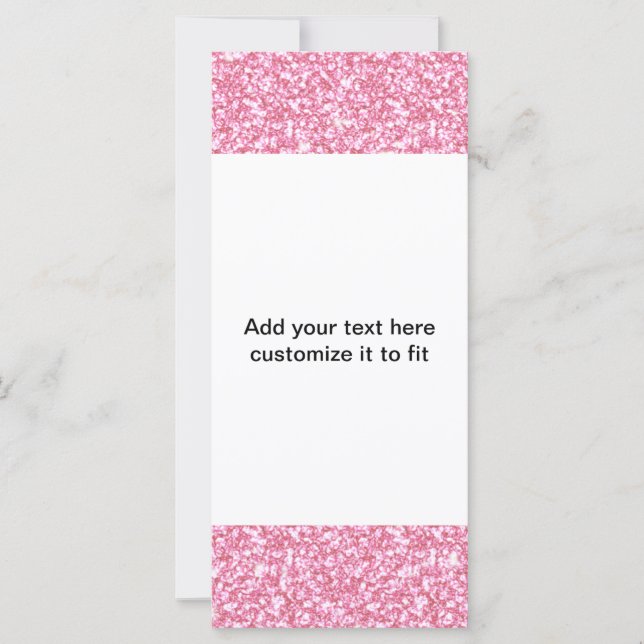 Purpurina rosa del bebé impreso (Anverso)