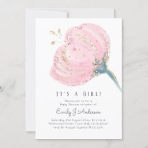 Purpurina Rosa Rosa Moderno Es Un Baby Shower Chic