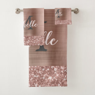 Purpurina Rosa Rosa Rosa Dorado Perfora Feminine M