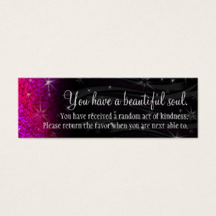 Purpurina Sparkles Bling Pay It Forward Template G