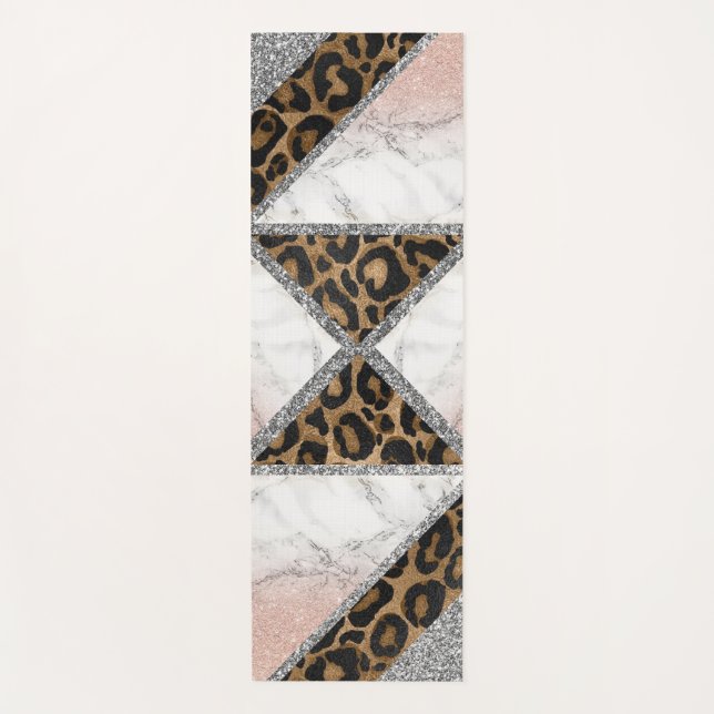 Purpurina Sparkling Silver Purpurina Yoga Mat (Anverso)