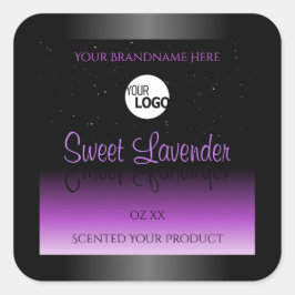 Purpurina suave con logotipo de etiquetas de produ