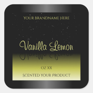 Purpurina suave de etiquetas de embalaje de produc