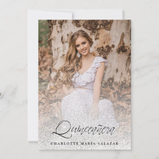 Purpurina Tendencia Quinceañera Español Foto Moder