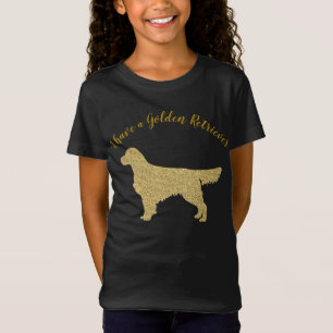 Purpurina Tengo una camiseta de Golden Retriever