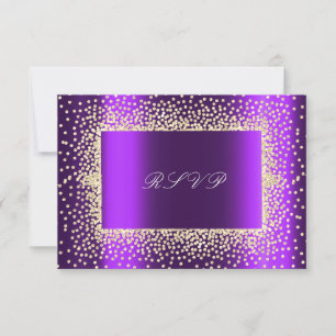 Purpurina Violet Amethyst Gold RSVP Krystal