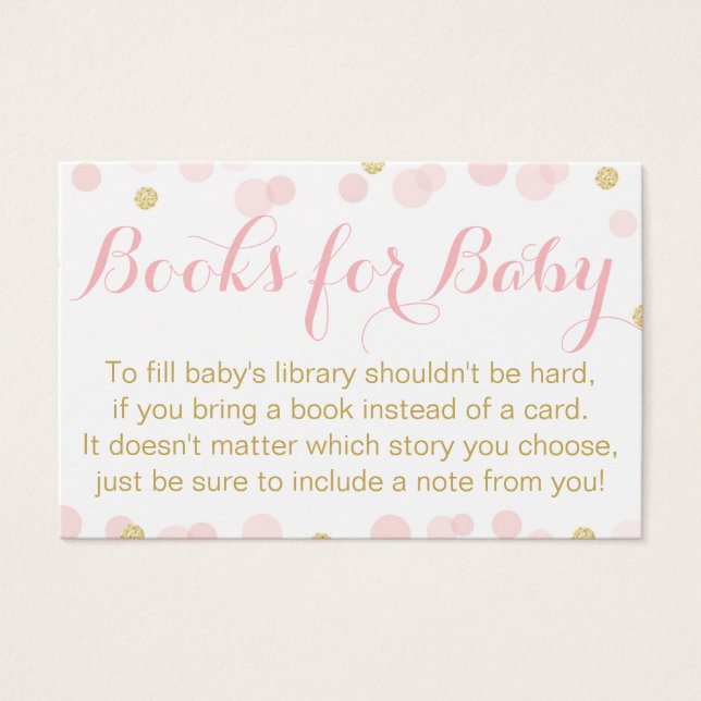 Purpurinas rosados y dorados libros de confetti pa (Anverso)