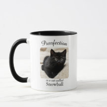 Purrfection Es una Taza Personalizada de Gato