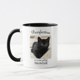 Purrfection Es una Taza Personalizada de Gato