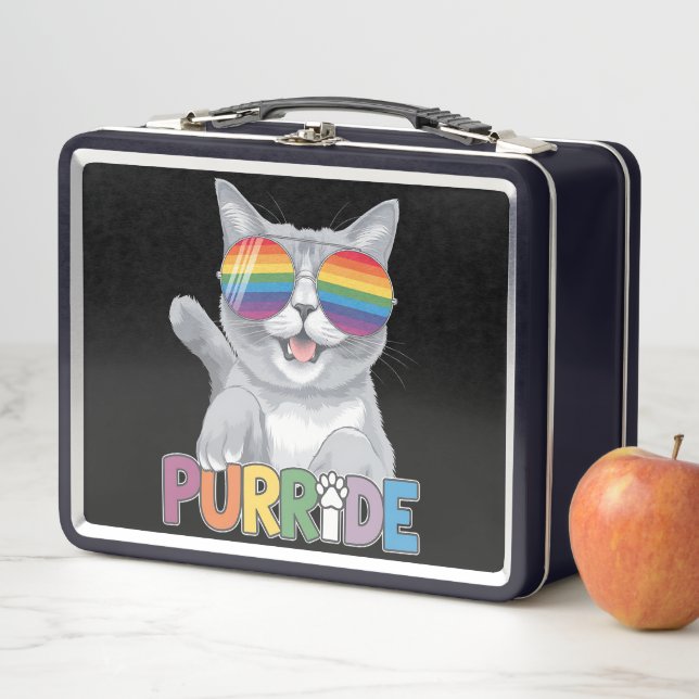 Purride Cat gafas de sol orgullo gay Rainbow LGBTQ (In situ)