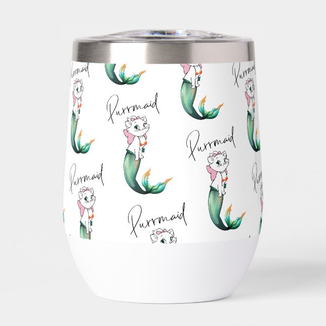 Purrmaid de gatito de gatito de comadreja - Diseño (Frente)