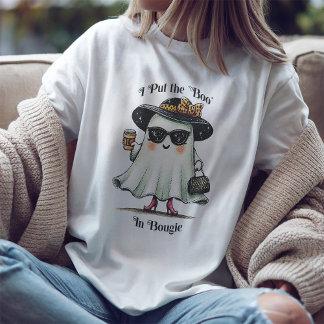 Puse el Boo en la camiseta fantasma Bougie