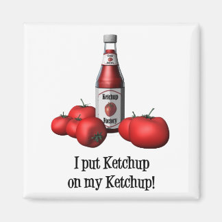 Puse Ketchup en mi imán Ketchup