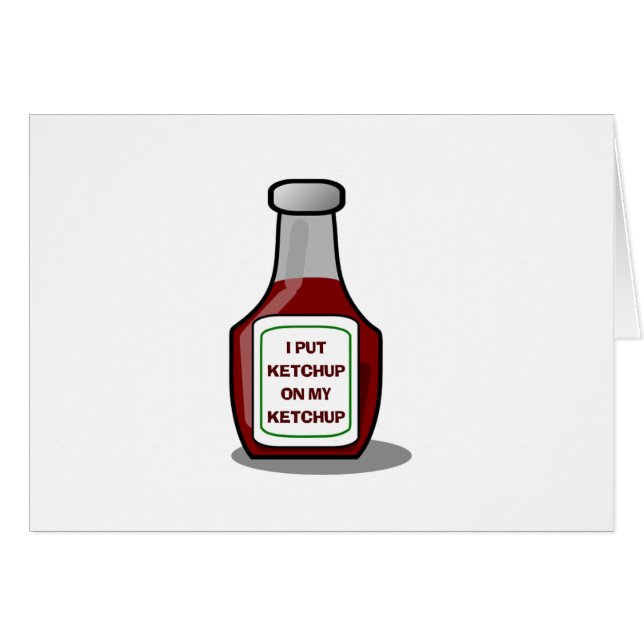 Puse ketchup en mi ketchup (Anverso (Horizontal))
