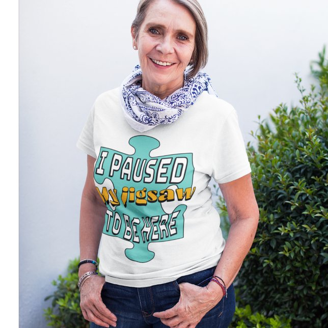 Puse mi rompecabezas para estar aquí camiseta (Subido por el creador)