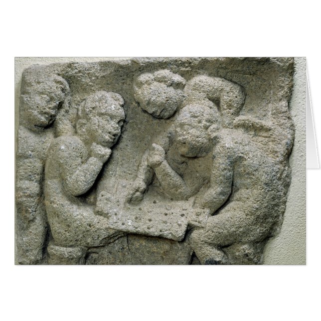 Putti tocando latronculi (Anverso (Horizontal))