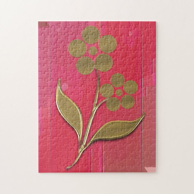 Puzle - móvil de flor (Vertical)